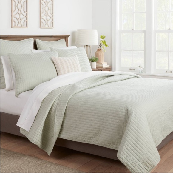Threshold Bedding Threshold Fullqueen Washed Cotton Sateen Quilt
